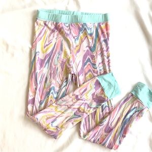 Little Sleepies Pink Marble Swirl Pajama Pants 3T